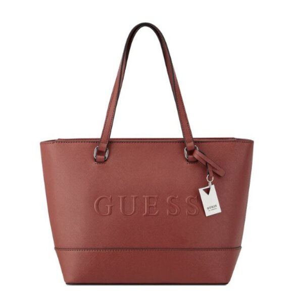 GUESS Artemis Carryall Embossed Tote Bag - Picture 1 of 7